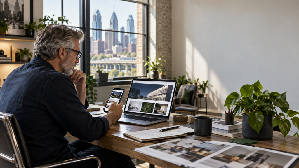 Custom web design and AI integration planning in Philadelphia