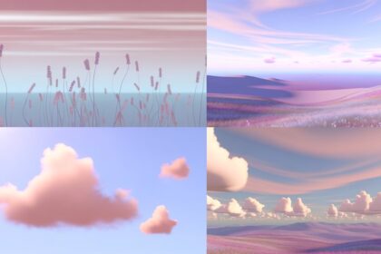 gentle pastel color palette