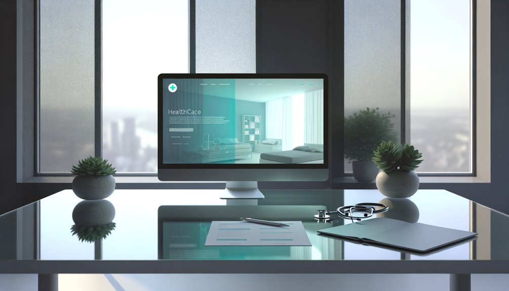healthcare website design services