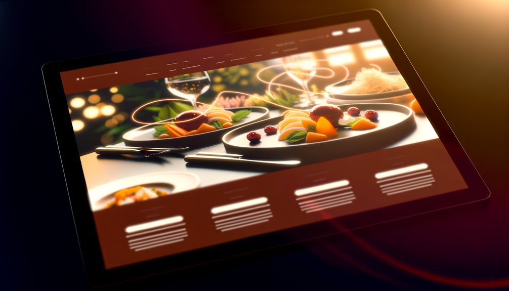 restaurant group website design