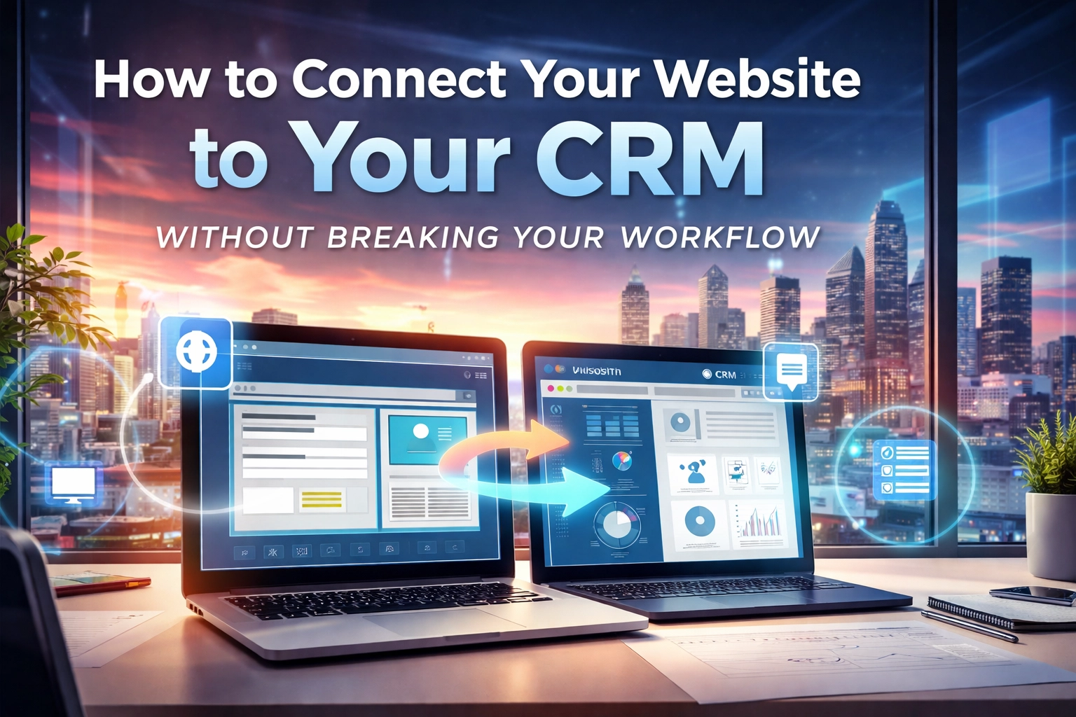 Connecting website to CRM with seamless integration
