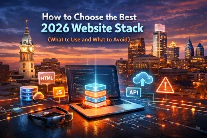 Choosing the best 2026 website tech stack guide