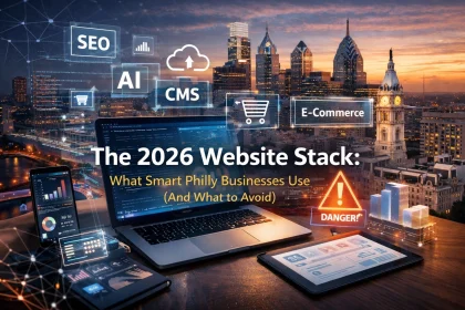 Modern website technology stack for Philadelphia businesses 2026
