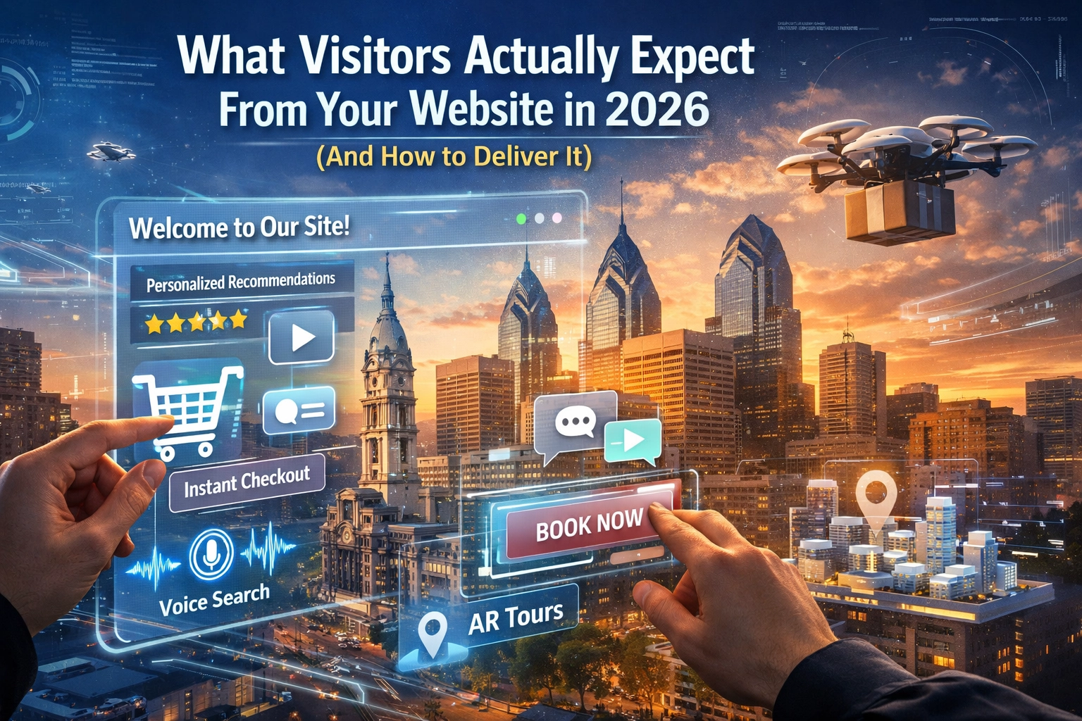 Future website design expectations for 2026 technology trends
