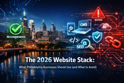 Philadelphia 2026 website technology guide