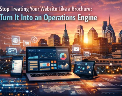 Stop Treating Your Website Like a Brochure: Turn It Into an Operations Engine