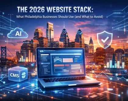 The 2026 Website Stack: What Philadelphia Businesses Should Use (and What to Avoid)