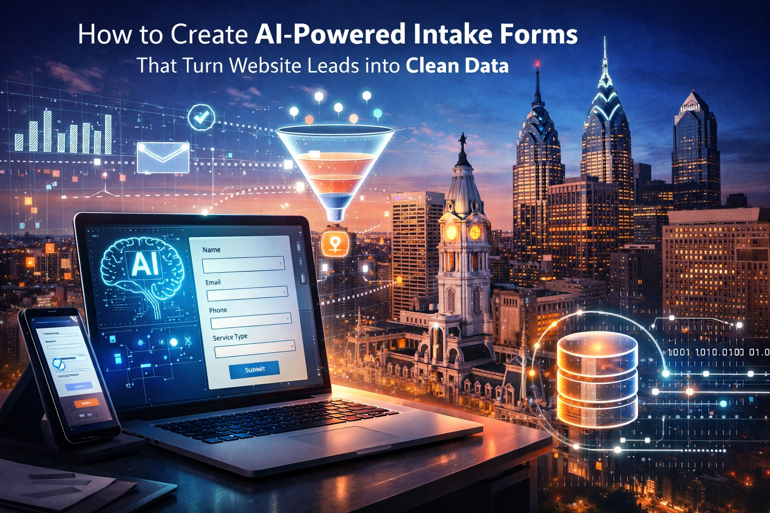 AI-powered intake forms for clean data conversion
