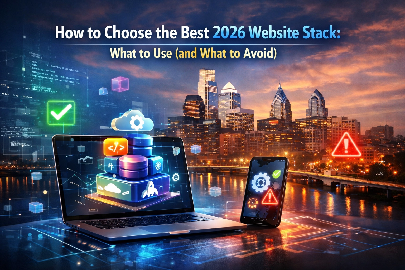 Guide to choosing 2026 website stack technologies