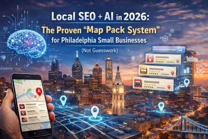 Local SEO and AI map system for businesses