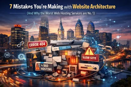 Common website architecture mistakes and poor hosting issues