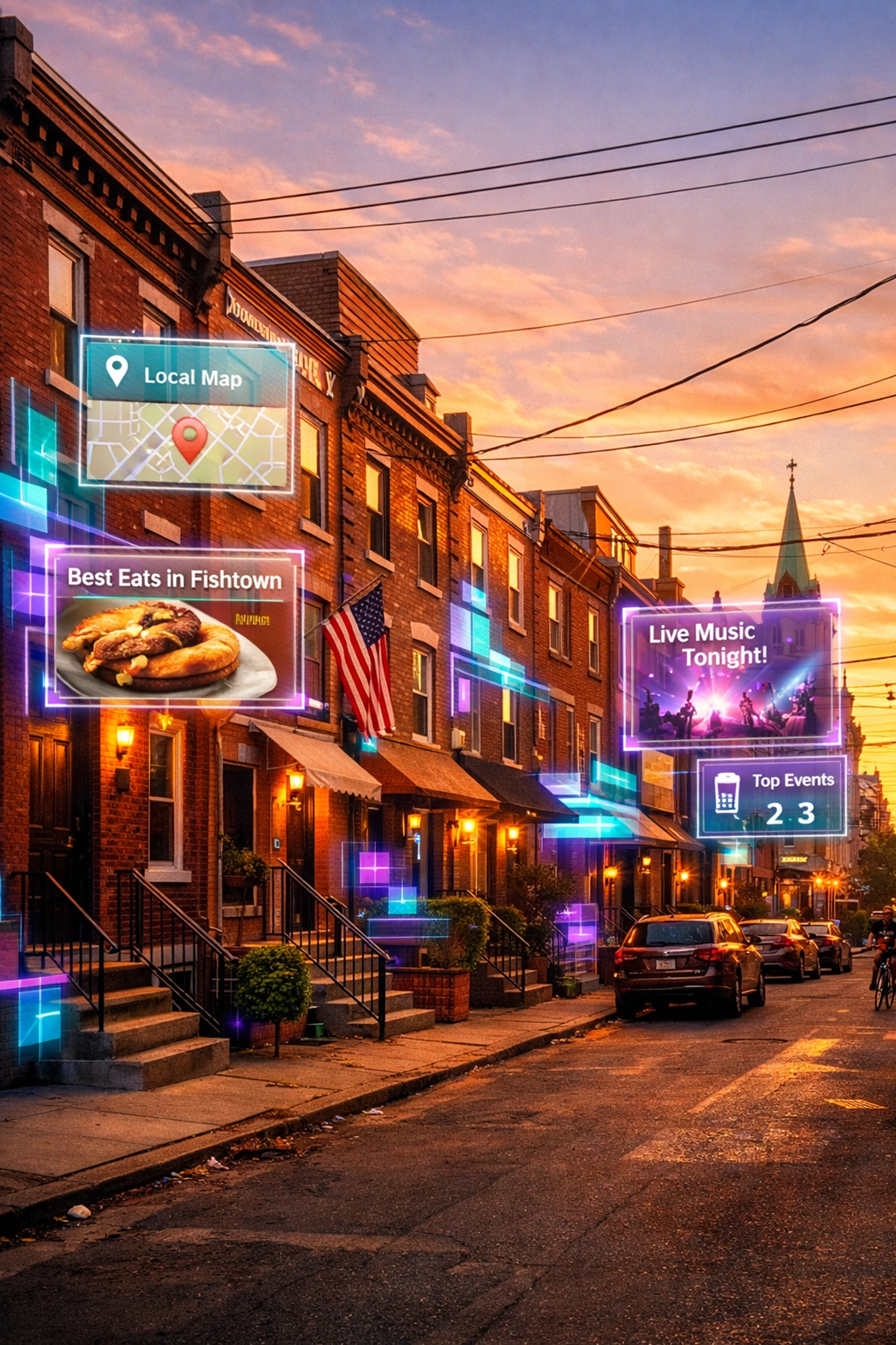 AI-powered local SEO services for Philadelphia businesses targeting neighborhoods like Fishtown.
