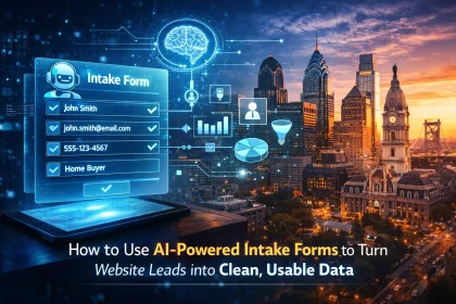 AI-powered intake forms converting website leads efficiently
