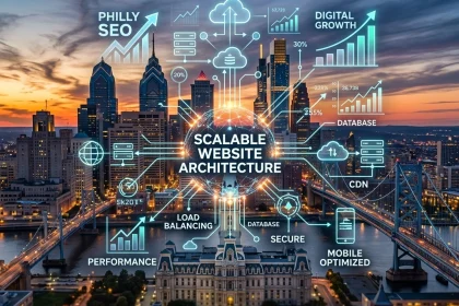 Scalable website architecture and digital growth concepts