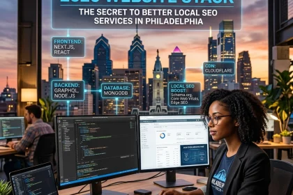 Developers choosing 2026 website stack for SEO Philadelphia