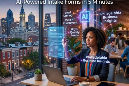 AI-powered form tool for Philadelphia business leads