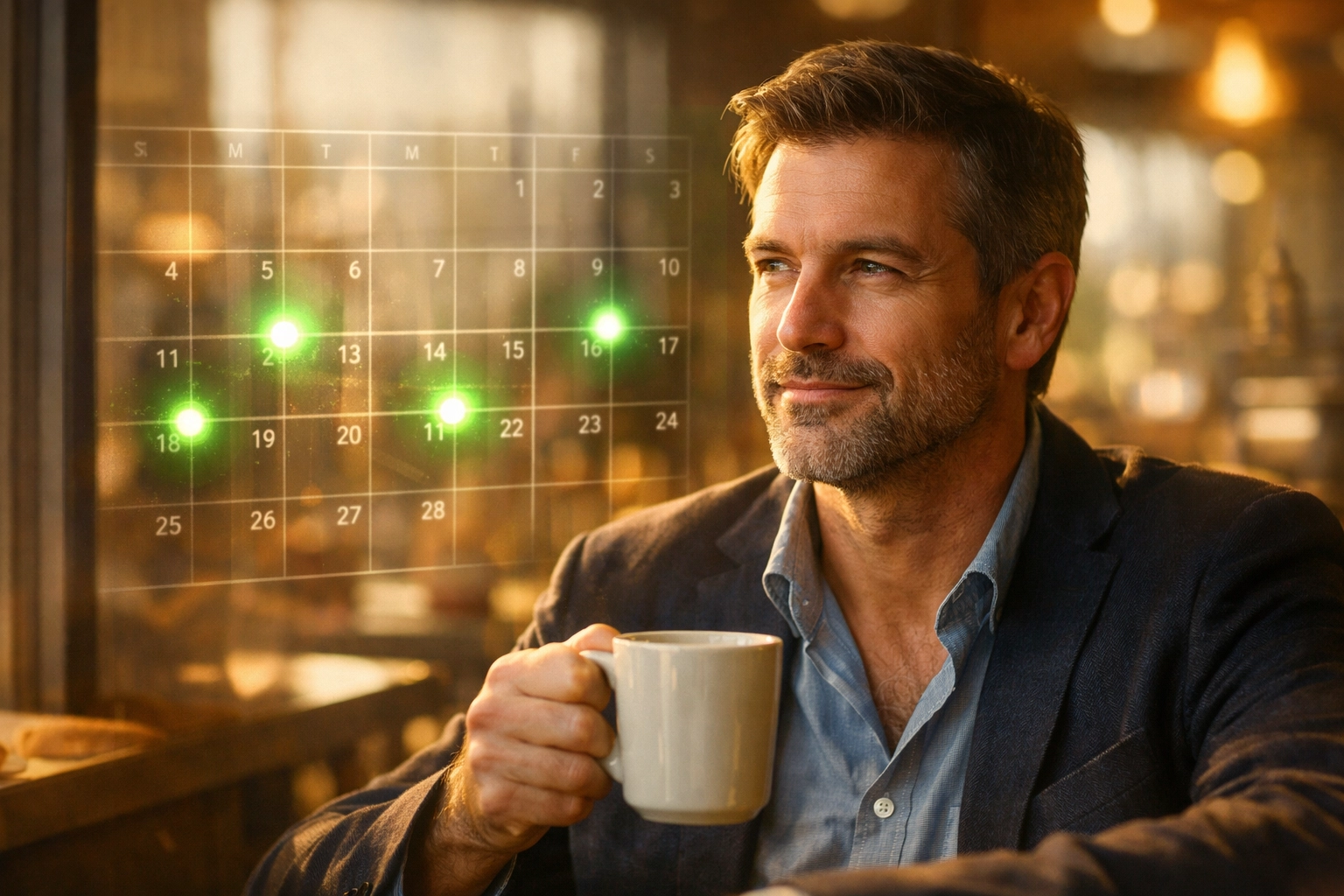 Business owner in Philadelphia monitoring automated workflow milestones and time savings.