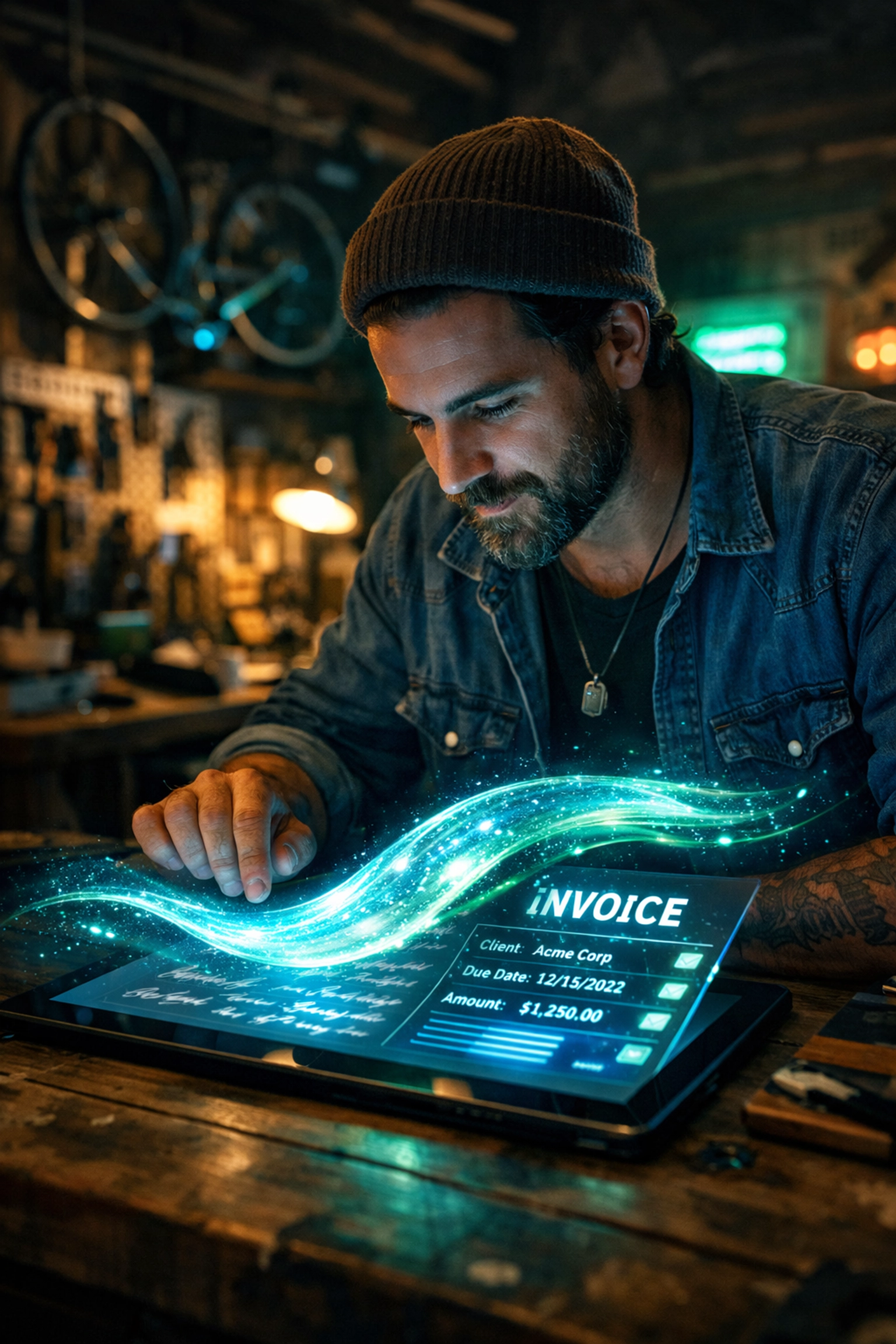 Fishtown business owner using AI integration to automatically scrub and organize website intake forms.