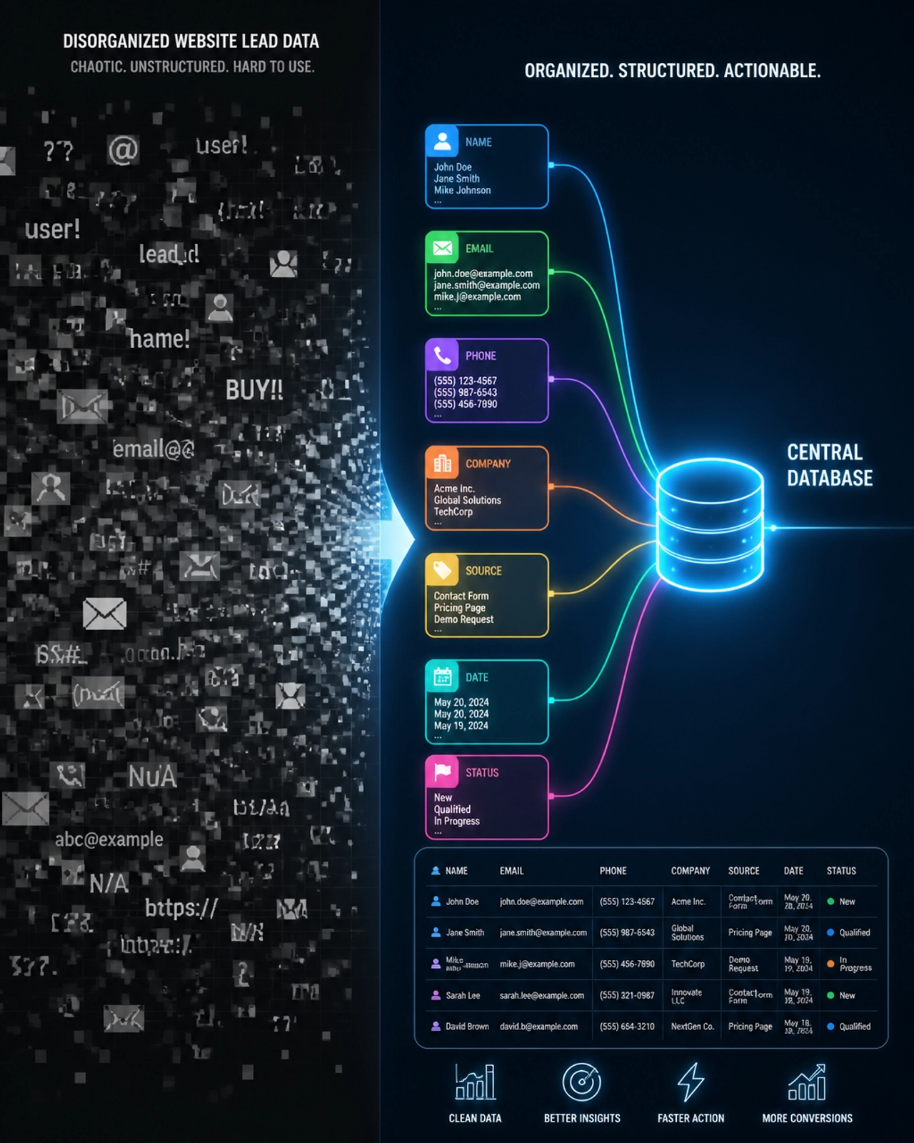 Chaotic data vs organized AI data
