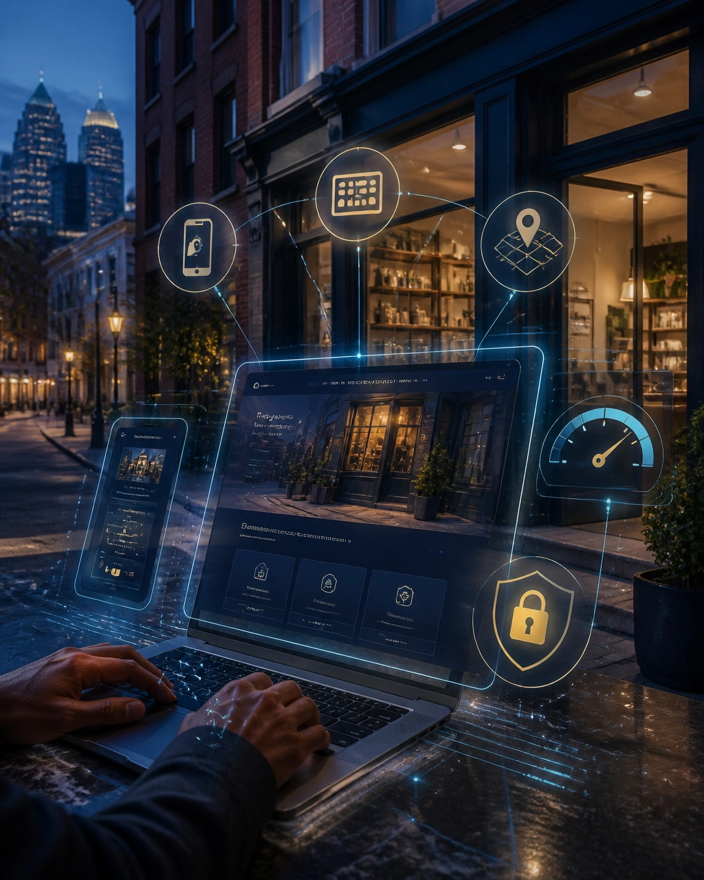 Philadelphia small business website development with accessibility, SEO, and AI integration overlays