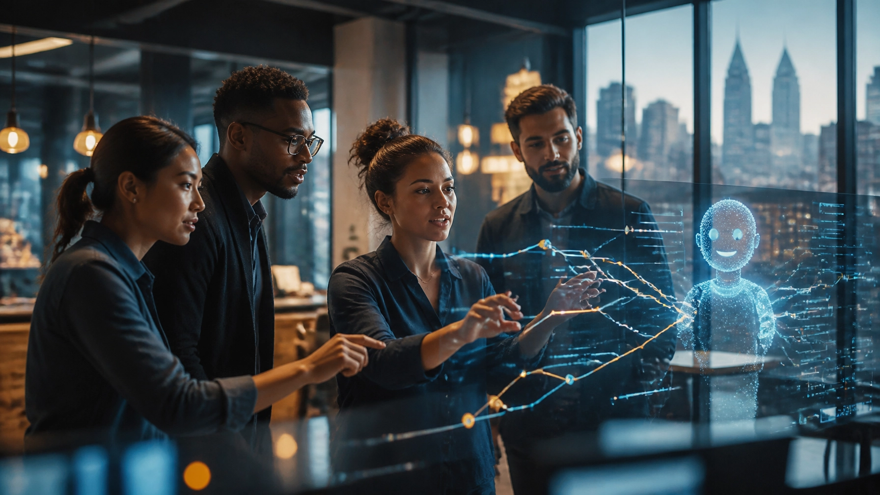 AI-powered customer support and sales workflow helping a Philadelphia startup team manage leads and customer journeys