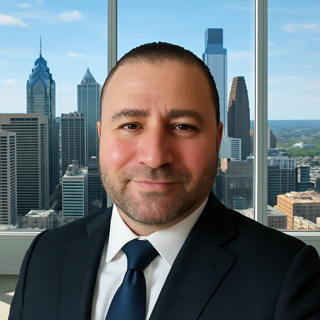 Francis Burnet in the Philadelphia office